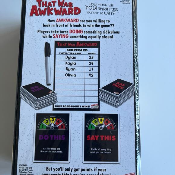 “That was Awkward” Unopened Card Game - Picture 3 of 3